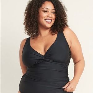 Old Navy, Women’s, Black, Front Twist Swim Suit 3X